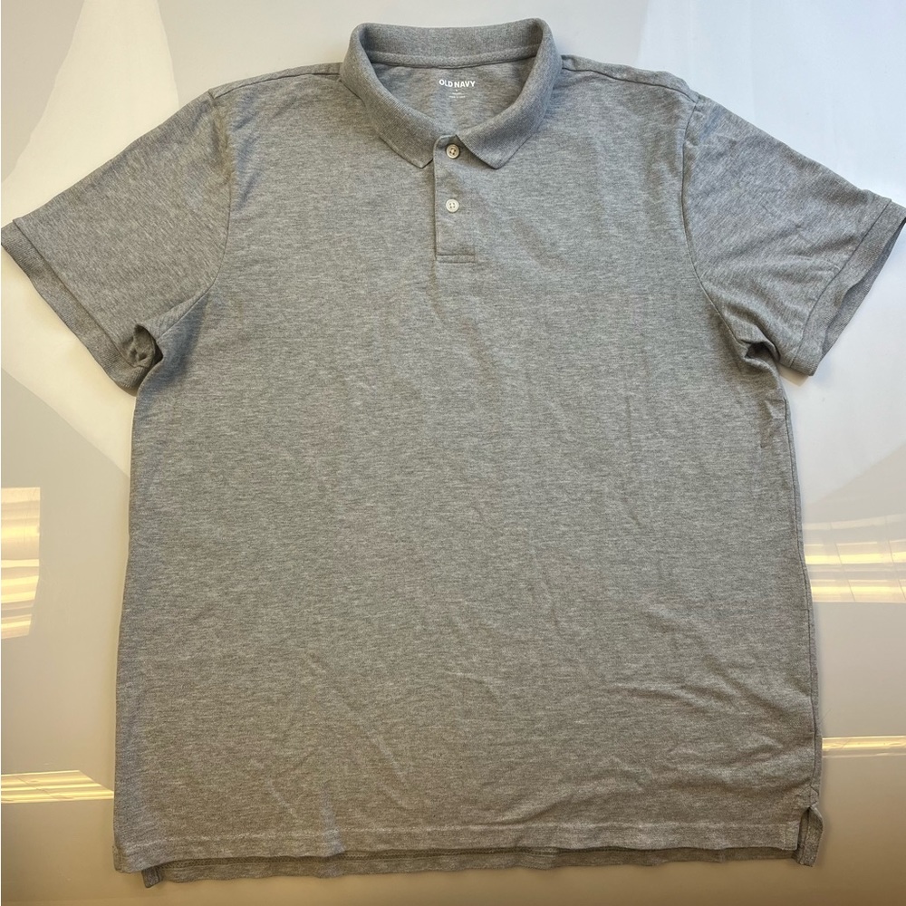 Old Navy Gray Polo Shirt